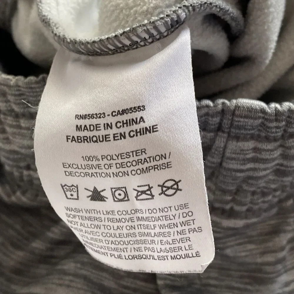 Nike Dri-FIT Boys Large Gray Straight Leg Sweatpants Athletic Joggers - Picture 12 of 13
